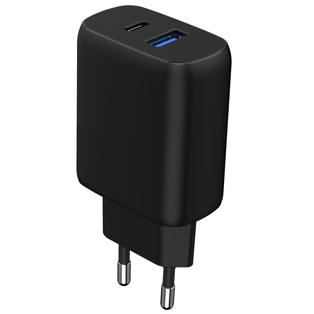 Karikues muri Proove Silicone Power 2 30W, Type-C + USB, me kabllo Type-C në Type-C