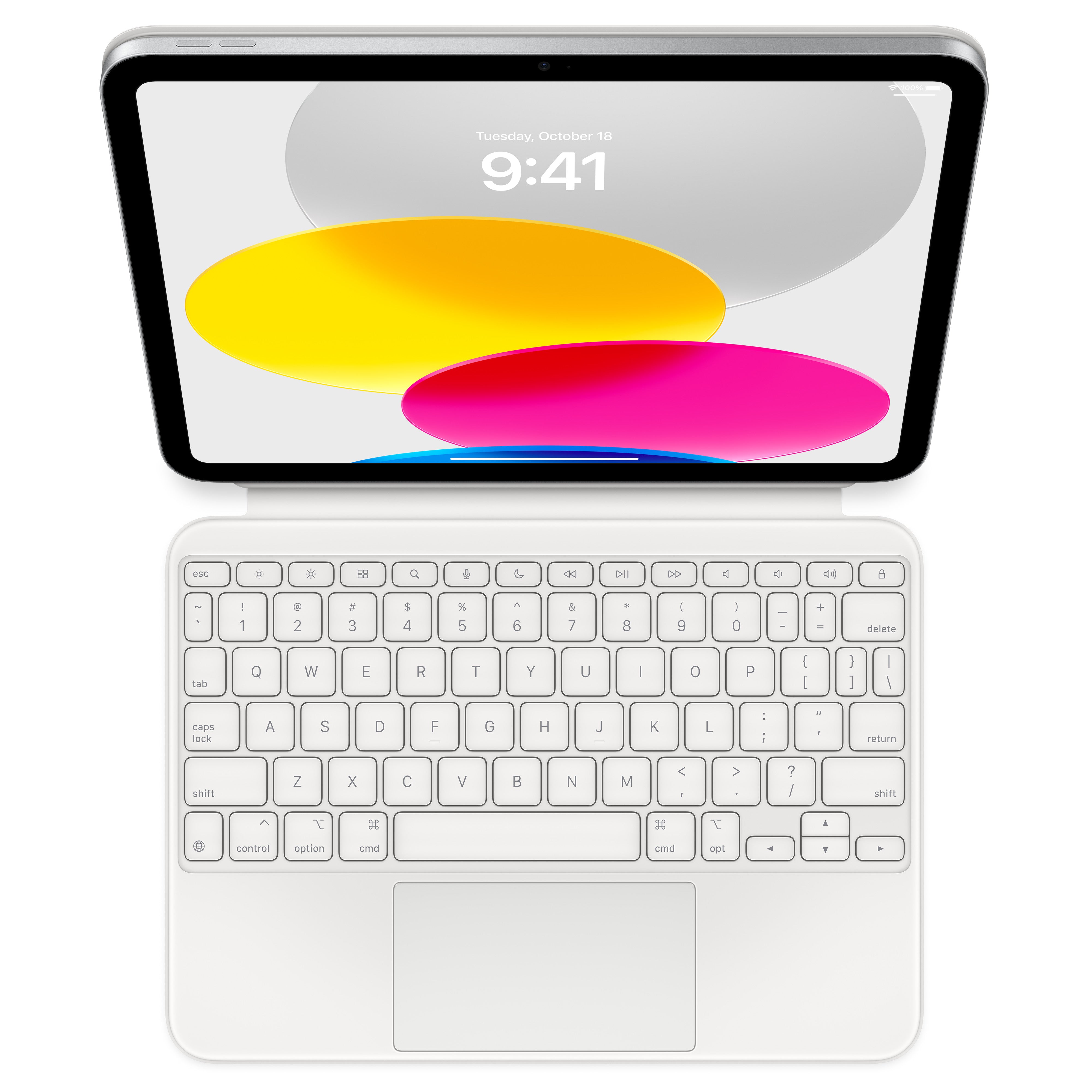 Wireless Magic Keyboard Case për iPad 10th Gen / 11″ (A16) – backlit, trackpad, Bluetooth