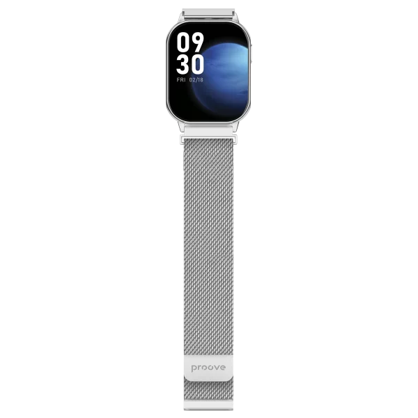 Orë inteligjente Proove Elysium, 2.04" AMOLED, ngjyra silver glossy